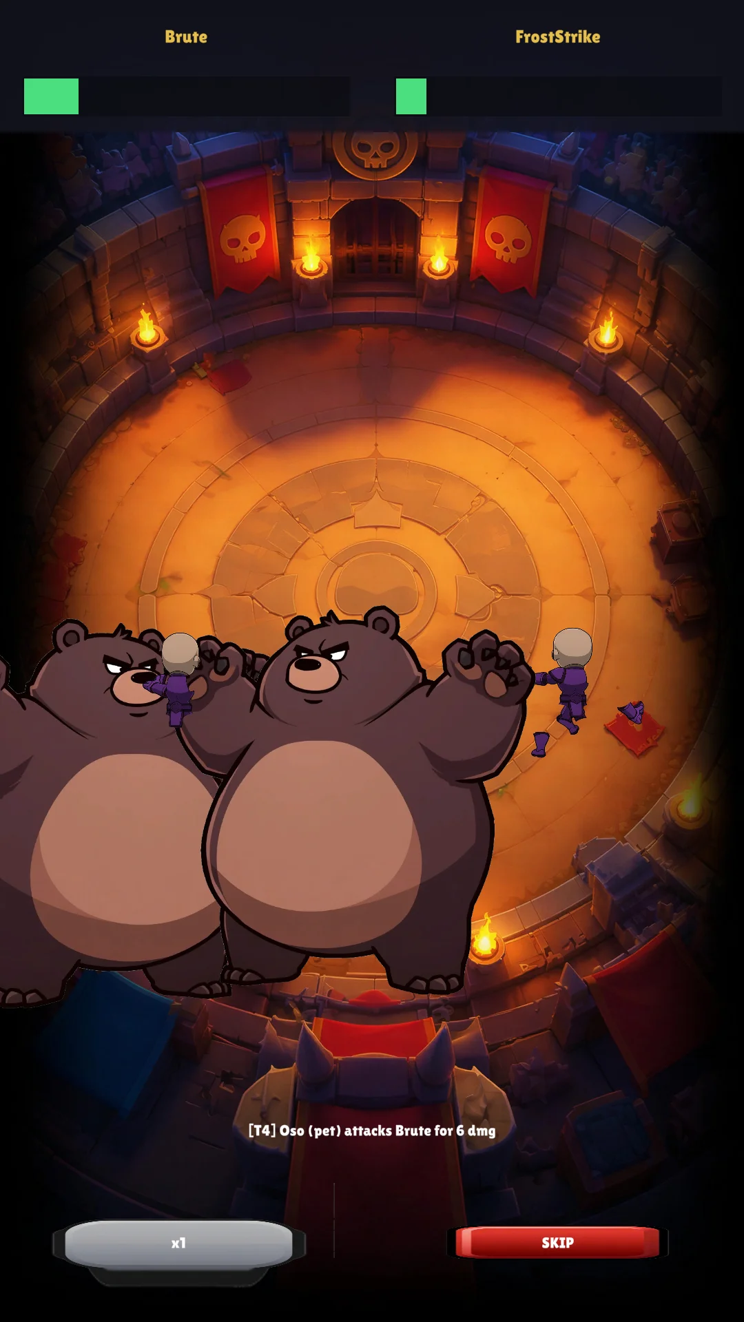 Brute Tactics live combat with pets