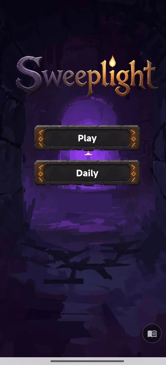 Sweeplight main menu